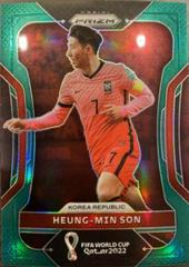 Heung Min Son [Green] Soccer Cards 2022 Panini Prizm World Cup Prices