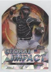 Henry Davis [Atomic] Baseball Cards 2022 Bowman's Best Global Impact Die Cuts Prices