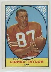 Lionel Taylor #42 Football Cards 1967 Topps Prices