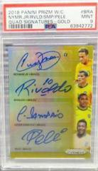 Neymar Jr [Gold Prizm] Soccer Cards 2018 Panini Prizm World Cup Signatures Prices