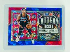 Wendell Carter Jr. [Blue Cracked Ice] #7 Basketball Cards 2018 Panini Contenders Optic Lottery Ticket Prices