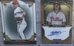 Bryson Stott [Gold] #RA-STOT Baseball Cards 2022 Topps Triple Threads Rookie Autographs Prices