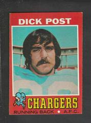 Dick Post #229 Football Cards 1971 Topps Prices