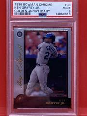 Ken Griffey Jr. #33 Baseball Cards 1998 Bowman Chrome Golden Anniversary Prices