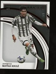 Matias Soule [Ruby] Soccer Cards 2022 Panini Immaculate Collection Prices