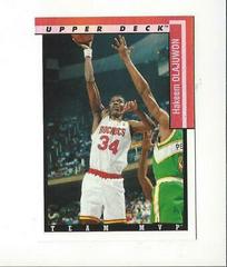 Hakeem Olajuwon Basketball Cards 1993 Upper Deck Team MVP's Prices
