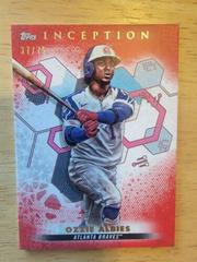 Ozzie Albies [Red] Baseball Cards 2022 Topps Inception Prices
