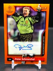 Peter Schmeichel [Orange] Soccer Cards 2021 Topps Merlin Chrome UEFA Autographs Prices