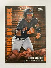 Luis Matos [Orange] Baseball Cards 2022 Topps Pro Debut Brick by Brick Prices