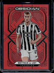 Matthijs De Ligt [Electric Etch Red Flood] #78 Soccer Cards 2021 Panini Obsidian Prices