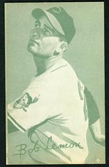 Bob Lemon [Green Tint] #31 Baseball Cards 1953 Canadian Exhibits Prices