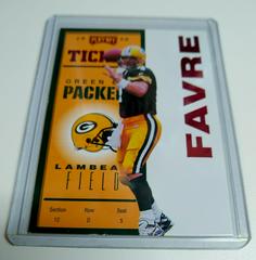Brett Favre [Red] Football Cards 1998 Playoff Contenders Ticket Prices