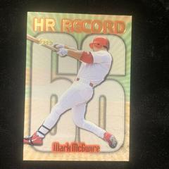 Mark McGwire [#66] Baseball Cards 1999 Topps Home Run Record Prices
