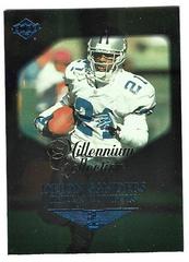Deion Sanders [Millennium Collection Blue] #44 Football Cards 1999 Collector's Edge 1st Place Prices