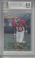 Anthony Lucas #271 Football Cards 2000 Playoff Prestige Prices