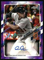 Daz Cameron [Purple] Baseball Cards 2021 Topps Chrome Sapphire Rookie Autographs Prices