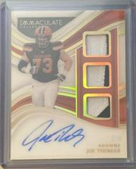 Joe Thomas [Gold] #8 Football Cards 2023 Panini Immaculate Players Collection Autograph Prices