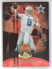 Troy Aikman [Refractor,w/ Coating] Football Cards 1999 Topps Finest Prices