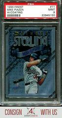 Mike Piazza [w/ Coating] #11 Baseball Cards 1996 Finest Prices
