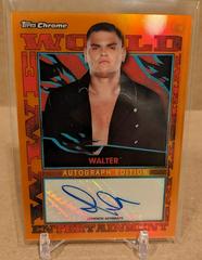 Walter [Orange] #A-W Wrestling Cards 2021 Topps Slam Attax Chrome WWE Autographs Prices