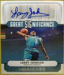 Larry Johnson #GS-LRJ Basketball Cards 2022 Panini Hoops Great SIGnificance Autographs Prices