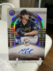 Max Kranick Baseball Cards 2022 Topps Tribute League Inauguration Autographs Prices