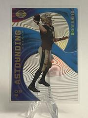 Drew Brees [Light Blue] #A12 Football Cards 2020 Panini Illusions Astounding Prices