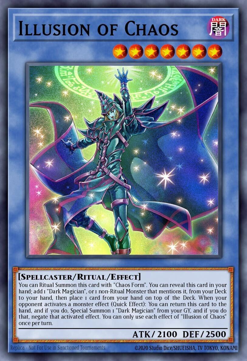 Illusion of Chaos [Quarter Century Secret Rare] RA02-EN020 YuGiOh 25th Anniversary Rarity Collection II