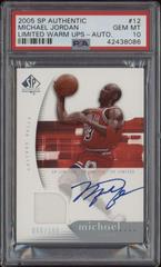 Michael Jordan [Limited Warm Ups Autograph] #12 Basketball Cards 2005 SP Authentic Prices