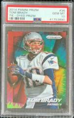 Tom Brady [Tie Dyed Prizm] #36 Football Cards 2014 Panini Prizm Prices