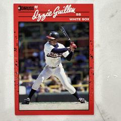 Ozzie Guillen #135 Baseball Cards 1990 Donruss Aqueous Test Prices