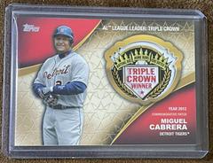 Miguel Cabrera #CA-MC Baseball Cards 2023 Topps Crowning Achievements Commemorative Patch Prices