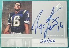 Ryan Leaf [Silver] #RL Football Cards 1998 SP Authentic Player's Ink Prices