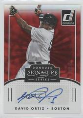 David Ortiz [Red] Baseball Cards 2016 Panini Donruss Signature Series Prices