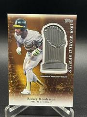 Rickey Henderson Baseball Cards 2023 Topps Update Commemorative World Series Trophy Medallion Prices