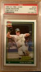 Mark McGwire [1987 Slg .618] #270 Baseball Cards 1991 O Pee Chee Prices