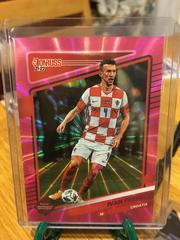 Ivan Perisic [Pink Laser] Soccer Cards 2021 Panini Donruss Road to Qatar Prices