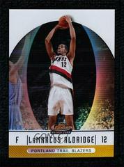 LaMarcus Aldridge [Gold Refractor] Basketball Cards 2006 Finest Prices