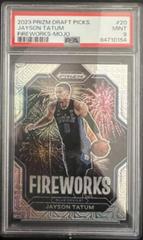 Jayson Tatum [Mojo] #20 Basketball Cards 2023 Panini Prizm Draft Picks Fireworks Prices