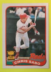 Chris Sabo Baseball Cards 1989 Topps Tiffany Prices