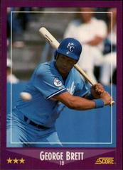 George Brett #11 Baseball Cards 1988 Score Glossy Prices