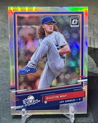 Dustin May [Holo] #R-3 Baseball Cards 2020 Panini Donruss Optic the Rookies Prices