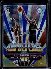 Joel Embiid [Blue] #5 Basketball Cards 2021 Panini Donruss Optic Air Defense Prices