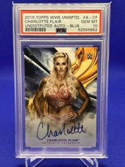 Charlotte Flair [Blue] Wrestling Cards 2019 Topps WWE Undisputed Autographs Prices