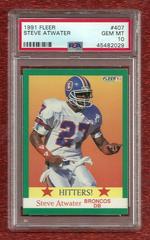 Steve Atwater #407 Football Cards 1991 Fleer Prices