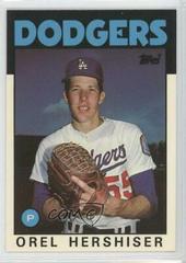 Orel Hershiser Baseball Cards 1986 Topps Tiffany Prices