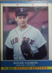 Roger Clemens #4 Baseball Cards 1987 Fleer Record Setters Prices