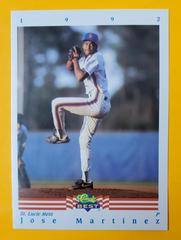 Jose Martinez #276 Baseball Cards 1992 Classic Game Prices