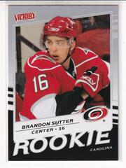 Brandon Sutter Hockey Cards 2008 Upper Deck Victory Prices