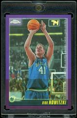 Dirk Nowitzki [Refractor] #13 Basketball Cards 2000 Topps Chrome Prices
